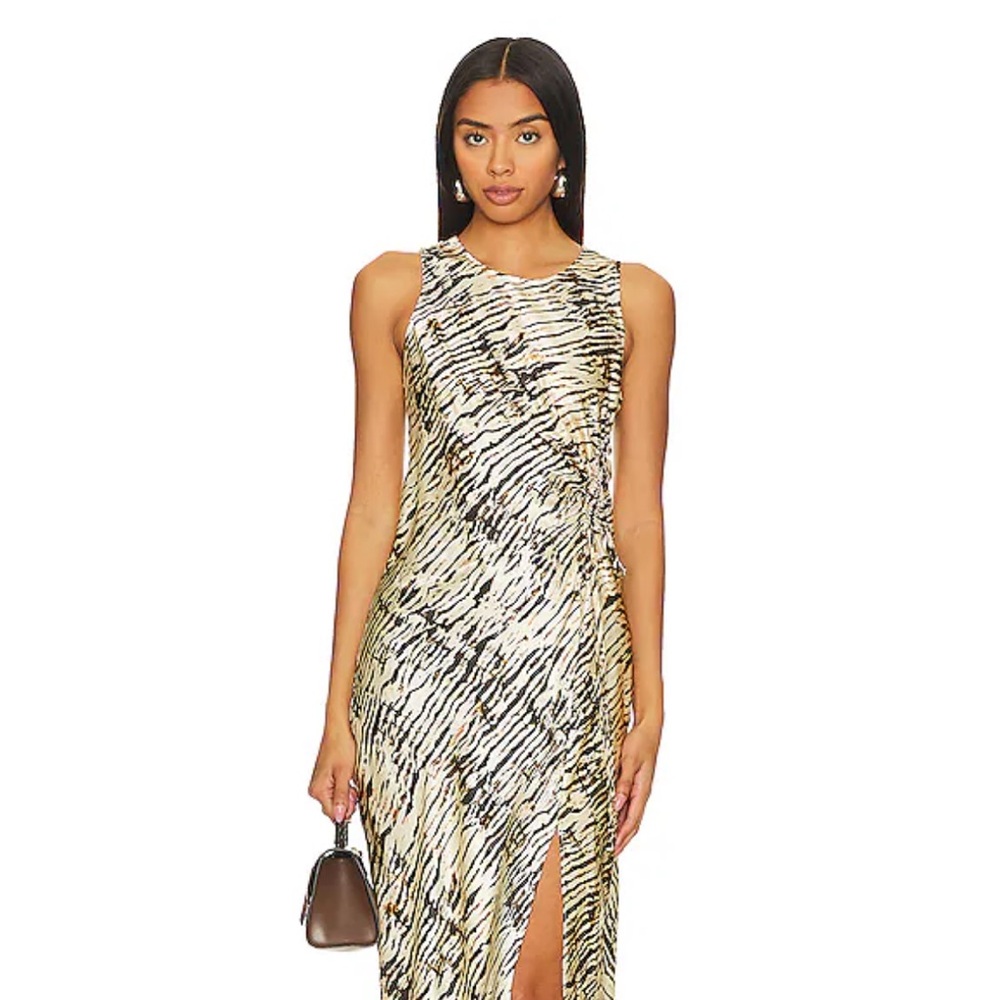 Rails Gabriella Dress in Neutral Ikat